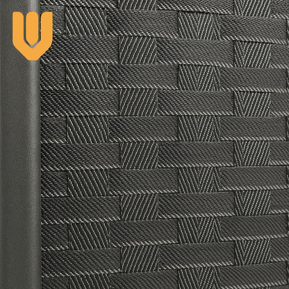 Separador Ambientes Ratán Premium Oficina 4 Paneles Vitrineo