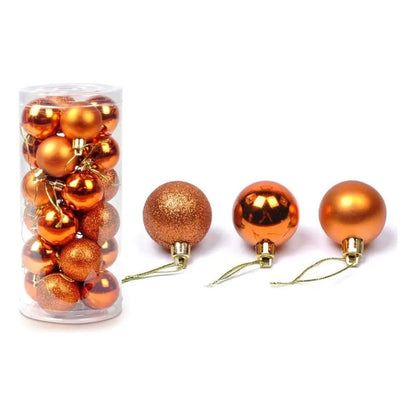 Esferas Navidad 5 Cm Brillante Mate 20 Unid Vitrineon Cl