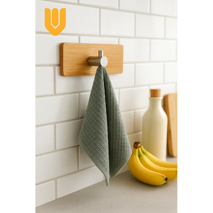 Colgador Perchero Acero Inoxidable Bambu Colgador Pared