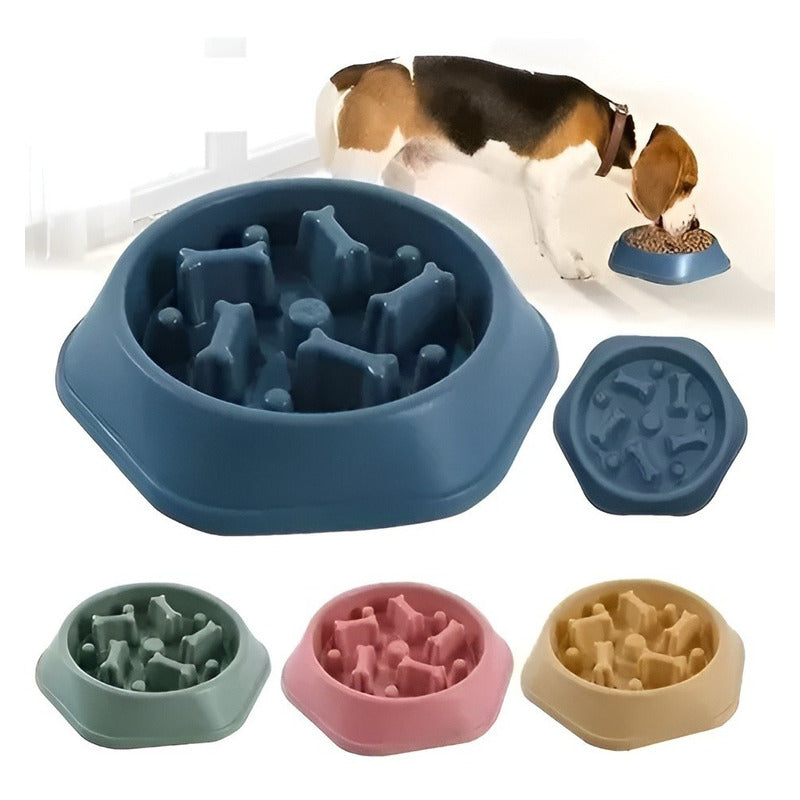 Pack X2 Plato Para Perros Anti Ansiedad Perros Gatos Mascota