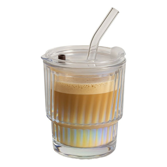 Vasos Con Bombilla Bombillas Reutilizables Tazas Transparent