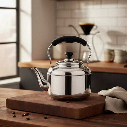 Tetera  Inoxidable Barista Vertido  Café Filtrado Hogar Plateado