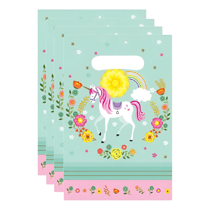 30 Bolsa Piñata Unicornio Bolsas Para Piñata Bolsas Dulces Multicolor Bolsas Pñata