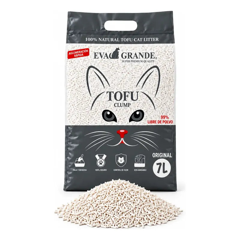 2 Und Arena Sanitaria Para Gatos Tofu Carbón Activo Aglutina Carbon Activado Aglomerante Natural Control Olor Bajo Polvo Eco Amigable Sanitaria Mascotas