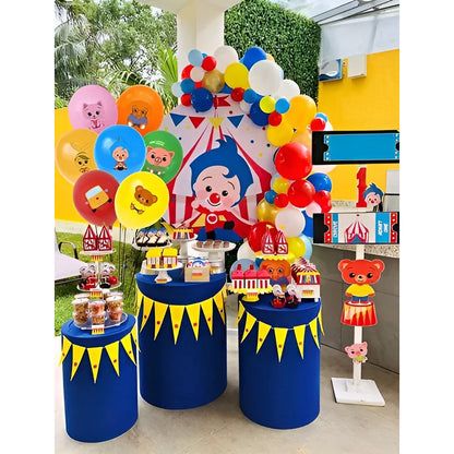 2 Mantel De Cumpleaños Plim Plim Mantel Decoracion Plim Plim