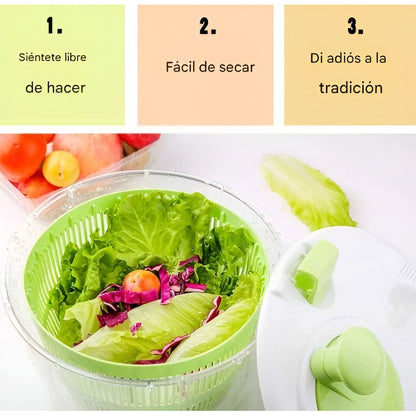 Pack X2 Centrifuga De Verdura Centrifugador Lechuga Secador
