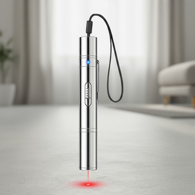 Puntero Laser Usb Juguete Laser Interactivo Gatos Recargable