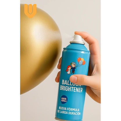 Gel Spray Abrillantador Globos Latex Protector Brillo Fiesta Transparente