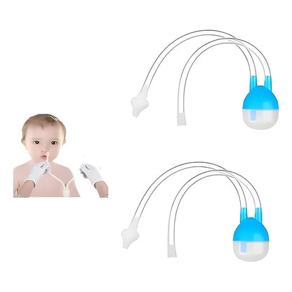 Pack X2 Aspirador Nasal Bebe Aspirador Nasal Con Deposito