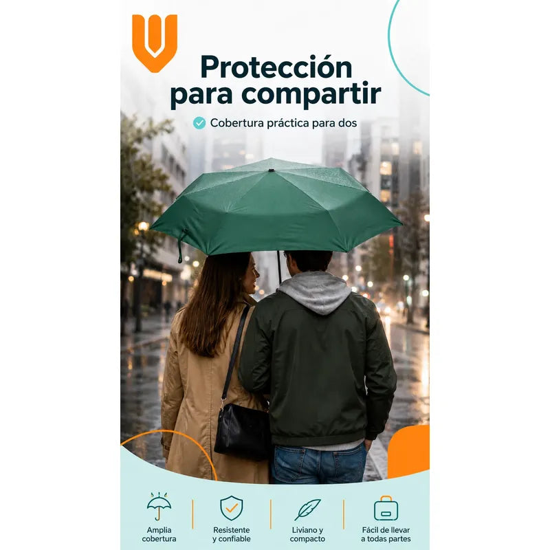 Paragua Parasol Lluvia Retractil Plegable 8 Varill Sombrilla