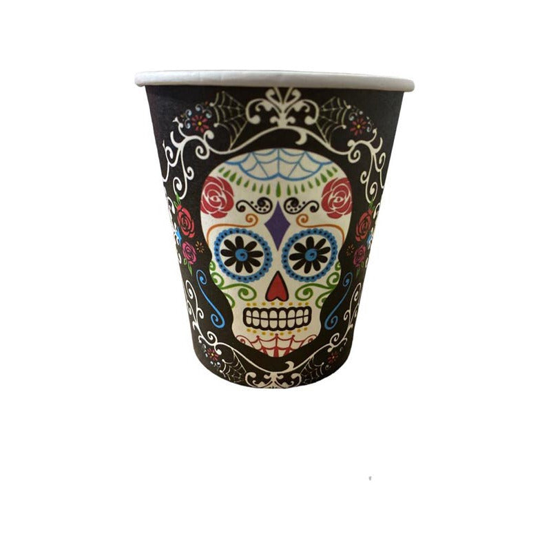 10 Vasos Desechables Halloween Vasos Calavera Halloween