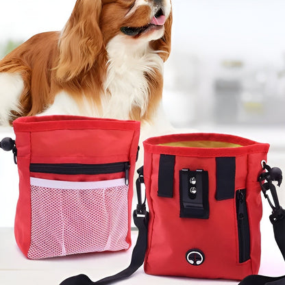 Bolso De Snack Para Mascotas + X6 Bolsas Mascota Bolsa Heces