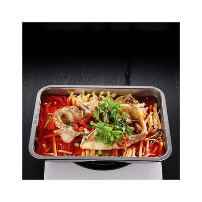 X2 Bandeja Para Horno Bandeja De Acero Inoxidable Multiuso  Plateado Bandeja - Yd762