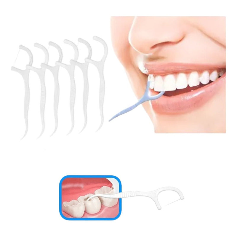 Hilo Dental Limpiador De Diente Dental Hilo Dental 30 Piezas