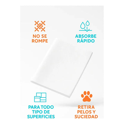 Paños Humedos Algodón Trapero Piso Limpiador Coleto Antibact