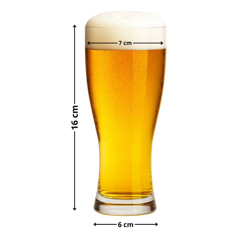 18 Vaso Acrilico Cervecero Reutilizable 440 Ml Transparente Vaso Transparente