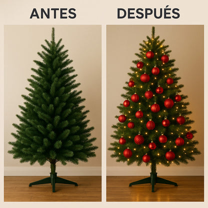 Set 28 Esferas Plástico 12 5 Cm Extra Brillo Navidad Premium
