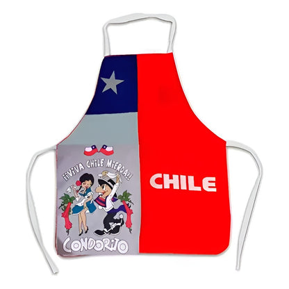 X4 Delantal Cocina Fechas Patrias Delantal Festivo Chile