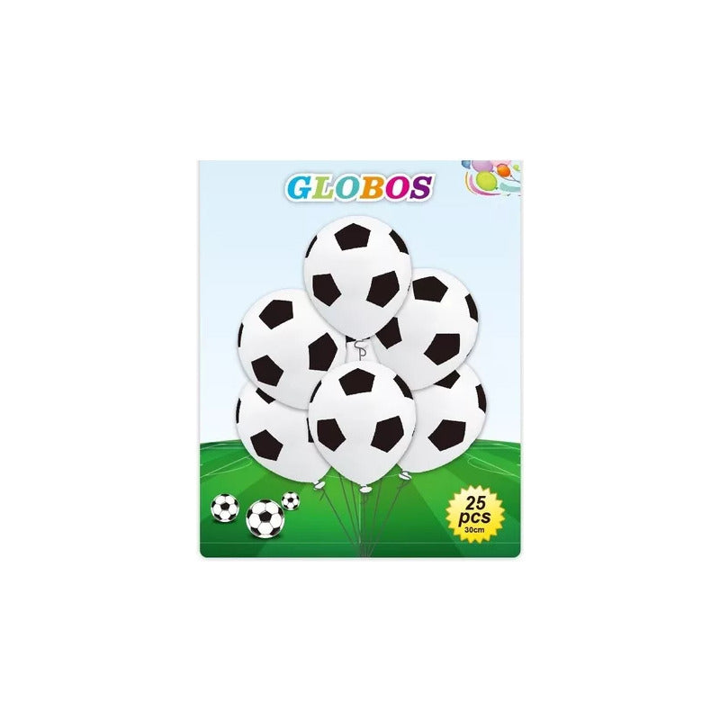 50 Globos Futbol Pelota Futbol Decoracion Fiesta Globos 214 Blanco Fútbol
