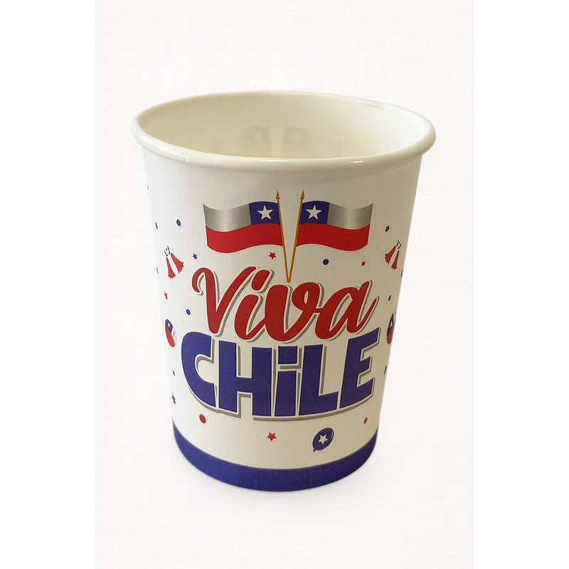 X10 Vaso Desechable Fiestas Patrias Vasos Desechable Fiesta