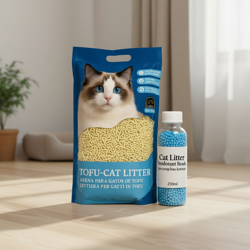 Arena Tofu Arena Sanitaria 2 Kg Aromatizador Arena Gato