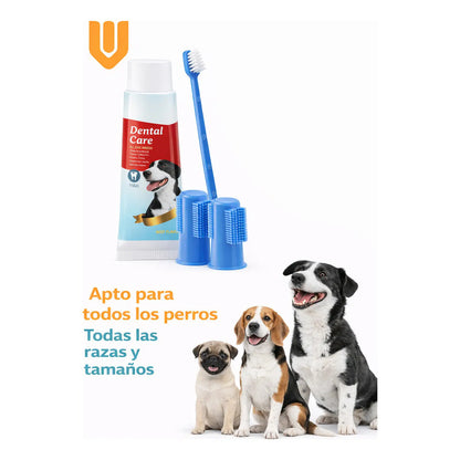 X2 Cepillo Y Pasta De Dientes Perro Pasta Dientes Mascotas