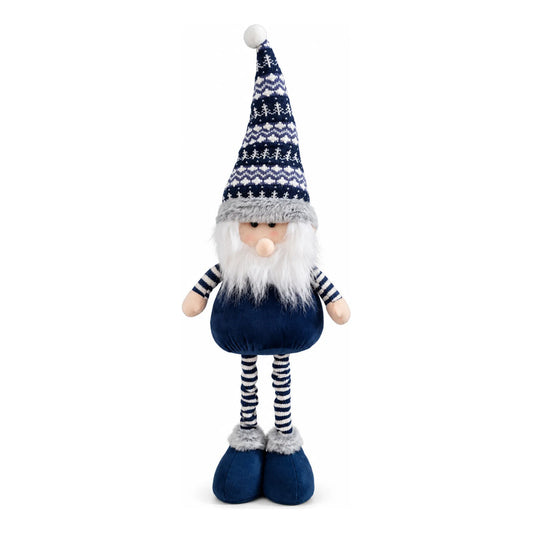 Muñeco Pascuero Navideño 86cm Retraible Decorativo Figura Blanco Muñeco Adorno Navideño Muñeco Papá Noel Viejito Pascuero Santa Claus Gorro Barba Blanca Figura Verdes Cascabel 86cm Retraible Pascuero