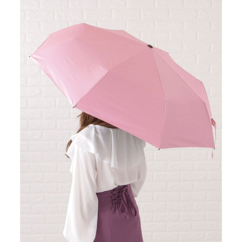 Parasol Retractil Plegable Compacto Seco Siempre Lluvia Int
