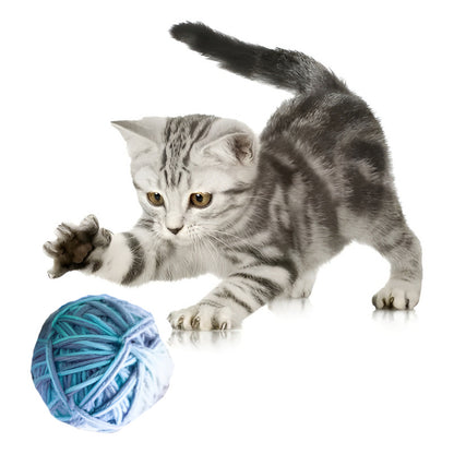 Pelota Tejida Interactiva Juguete Para Gato Juego Para Gato