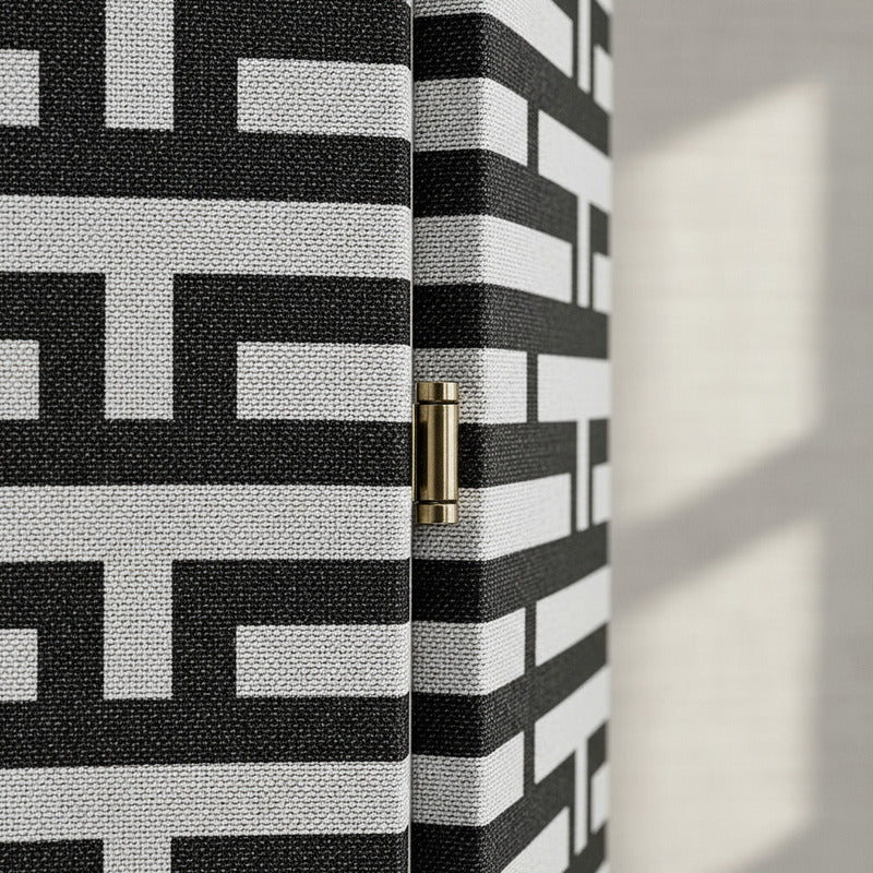 Biombo Premium Vitrineon Cl Ratán 4 Paneles 170 Cm Ancho Ele