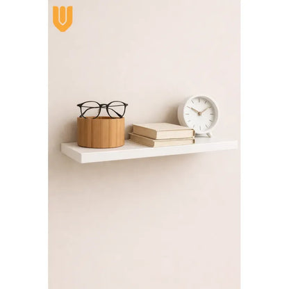 Repisa Flotante Estantes Pared Dormitorio Baño Mdf 50x15 Cm Blanco