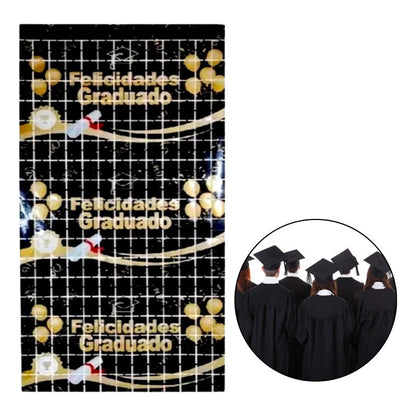 Cortina Metalizada Guirnalda Decoración Graduacion Decoracio