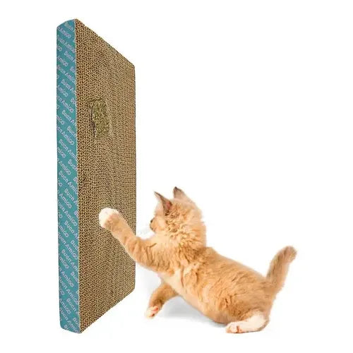 Rascador De Gato Con Catnip De Carton Cosas De Gatos Rascador Carton Corrugado Tus Mascotas Rascador Ola Amarillo