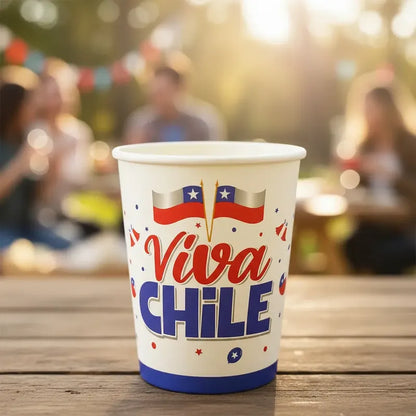 X10 Vaso Desechable Fiestas Patrias Vasos Desechable Fiesta