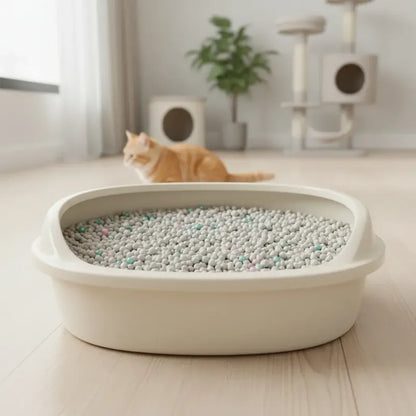 Arena Gatos 5kg Manzana Fresca Limpieza Fácil Hogar Malo Olo Manzana Arena Sanitaria Aglutinante Olor Manzana G