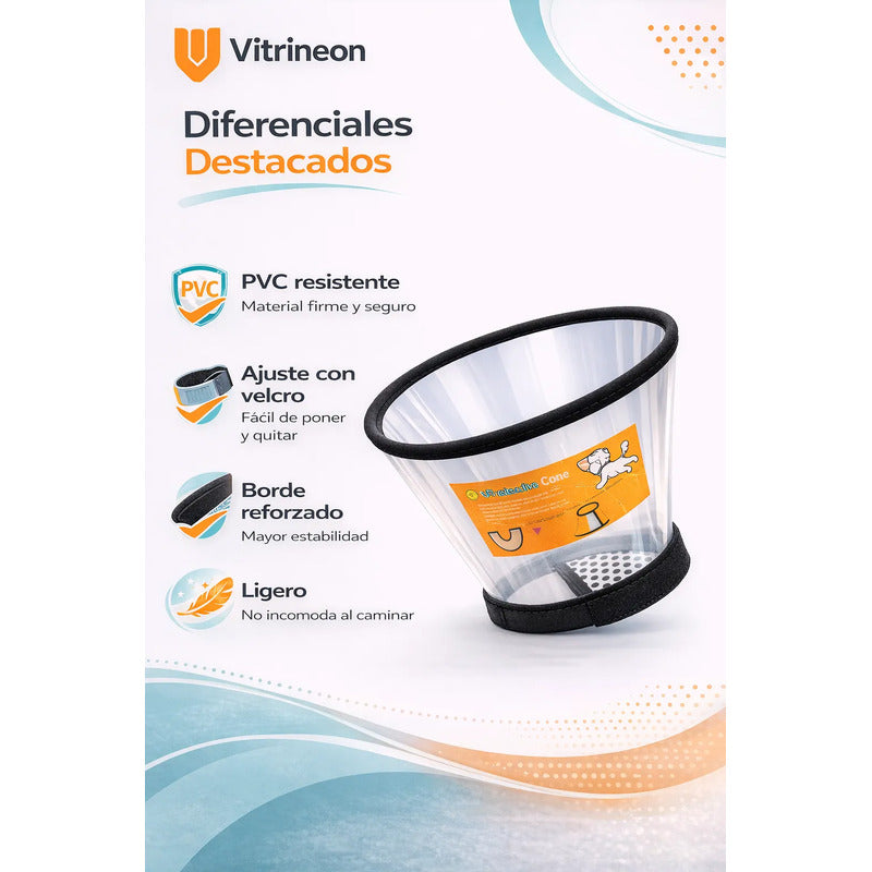 Collar Isabelino Perro Collar Isabelino Gato Collar Perro 2 Blanco-negro Collar Isabelino Talla 2 40-35cm