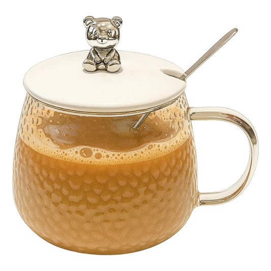 4 Taza Vasos Para Cafe Taza De Cafe Taza De Vidrio Cuchara