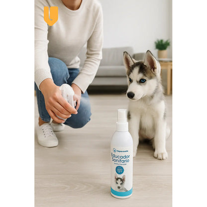 Educador Sanitario Perro Educador Perros Educador De Perros Blanco Spray 230 Ml