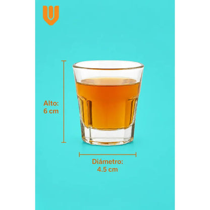 Set 72 Vasos Shot Tequilero Vidrio Vasos Shot Vasos Shopero Transparente