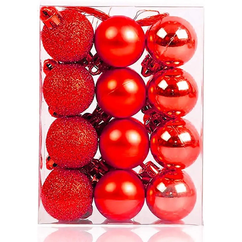 Esferas Navidad 5 Cm Brillante Mate 20 Unid Vitrineon Cl