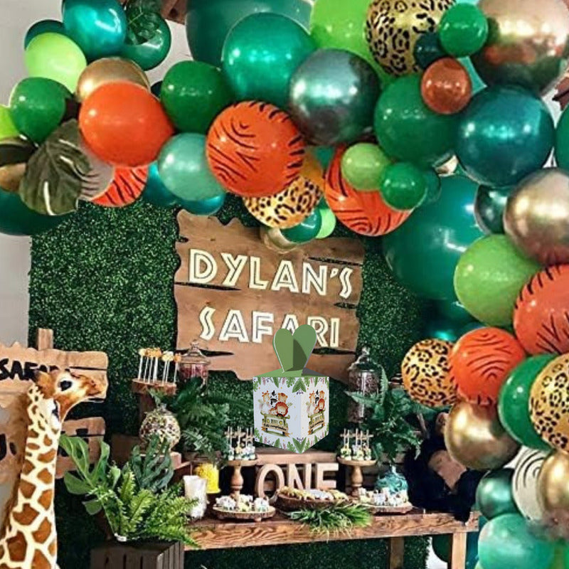 6 Cajas De Cotillon Safari Dulces Decoración Safari Fiesta