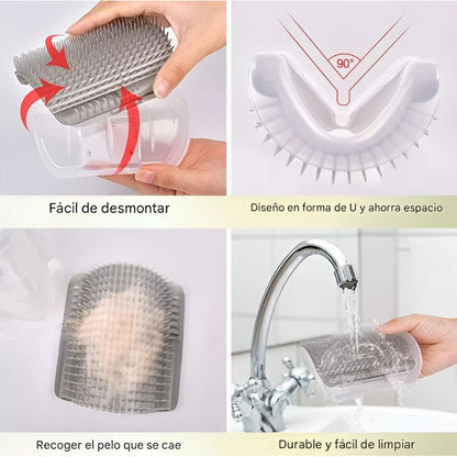 X2 Rascador Gato Yerba Gatera Rascado Para Gato Cepillo Gato