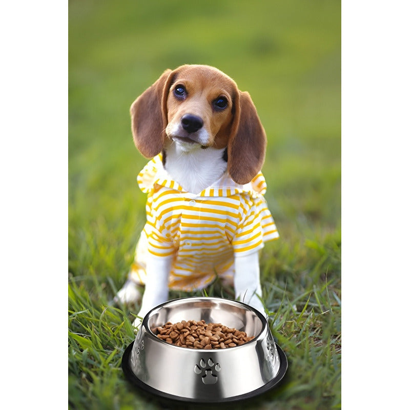 X2 Comedero Perro Platos Para Perros Gatos Mascotas 29cm