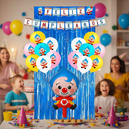 Set De Cumpleaños Plim Plim Set Globos Decoracion Cumpleaños