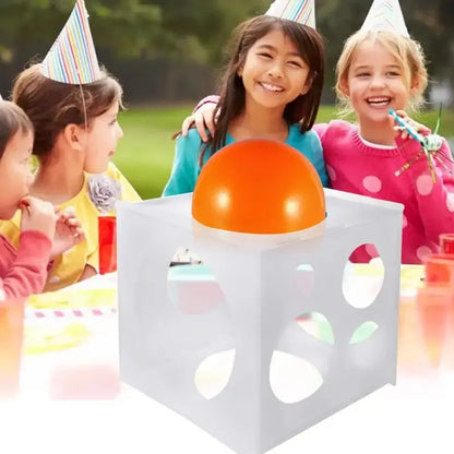 X2 Calibrador De Globos Caja Calibrador Para Globos Plegable Blanco