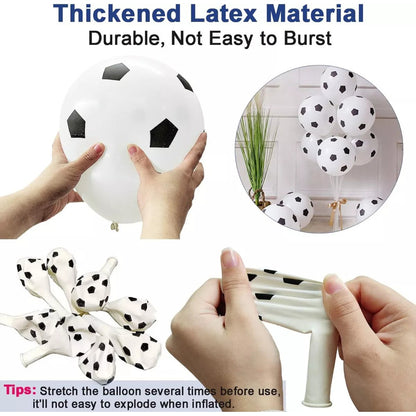 100 Globos Futbol Pelota Futbol Decoracion Fiesta Globos 214 Blanco Fútbol