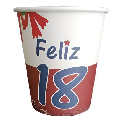 X10 Vaso Desechable Fiestas Patrias Vasos Desechable 2457