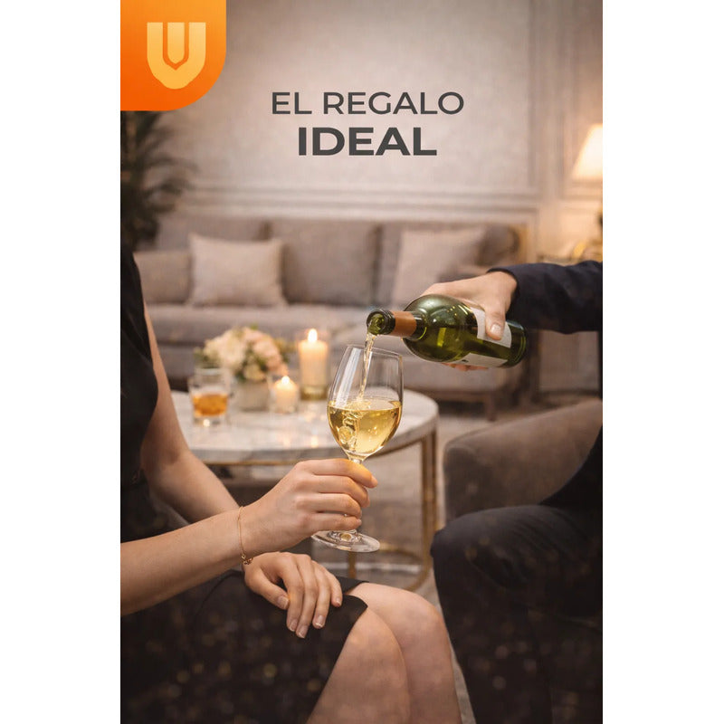 X2 Copas Vino Cristal 175ml Pack 2 Transparente Ideal Vino Tinto Cabernet Merlot Cena Especial Regalo Boda Aniversario Gastronomia Restaurante Hogar Mesa Elegante