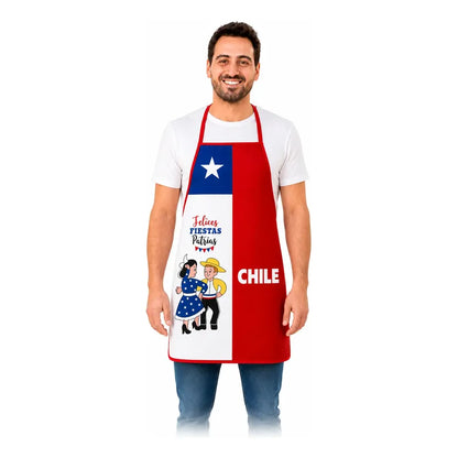 Delantal Para Cocina Fechas Patrias Delantal Festivo Chile