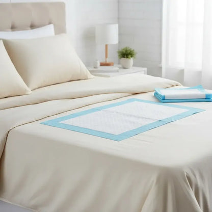 120 Sabanilla Adulto Protector Cama Pañales Protector 45x60 45x60 Cm Azul
